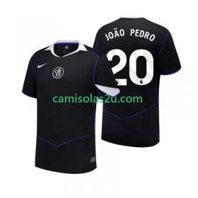 Camisolas de futebol Chelsea Joao Pedro 20 Equipamento 3ª 2025/26 Manga Curta